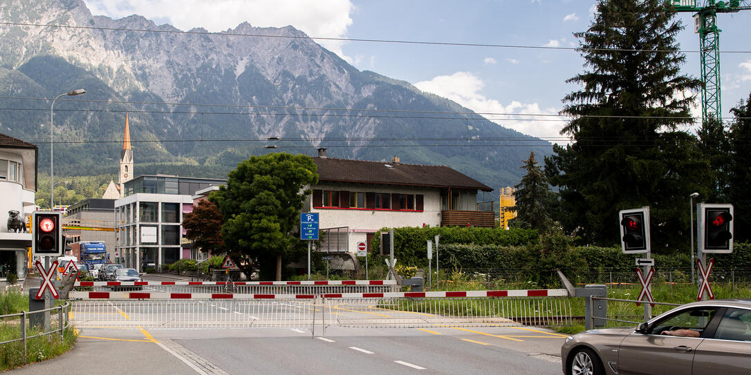 Bahnschranke, Schaan