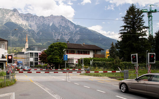 Bahnschranke, Schaan