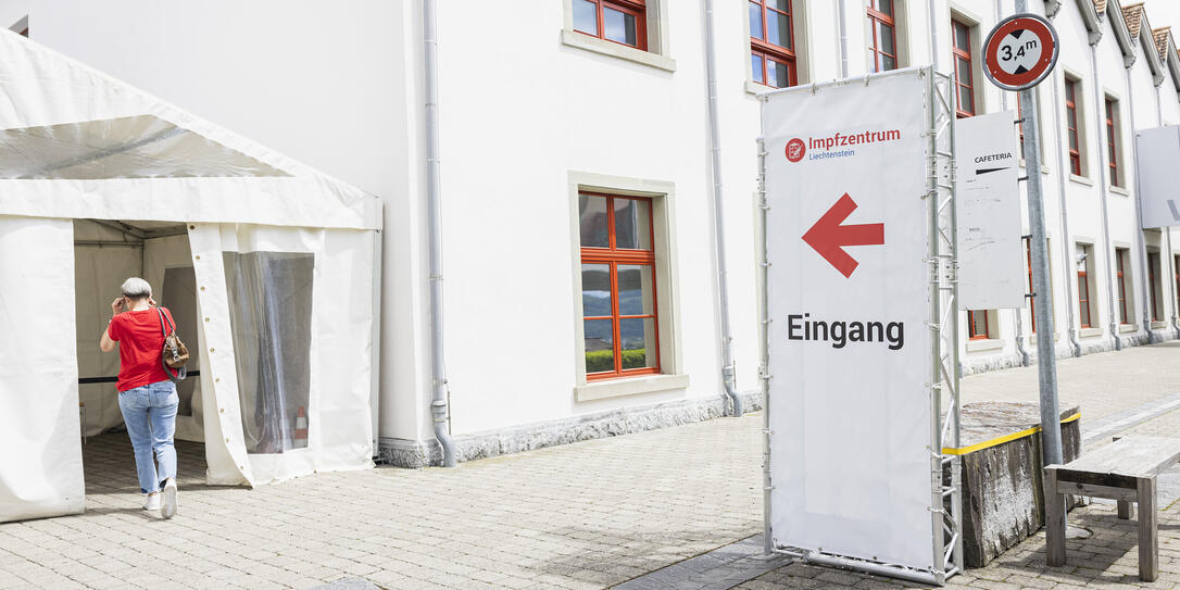 Impfzentrum in Vaduz Impfzentrum in Vaduz