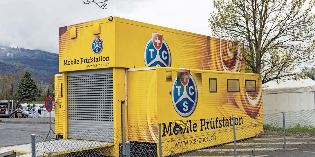 TCS Mobile Prüfstation in Vaduz