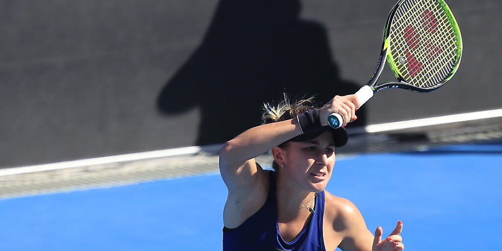 Dynamisch und erfolgreich: Belinda Bencic darf mit ihrem Einstieg in den australischen Sommer sehr zufrieden sein