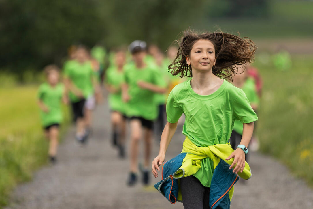 Sponsorenlauf der Primarschule Mauren