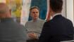 Diskussionsrunde im Rahmen der Ausstellung "Form-Farbe-Fläche"