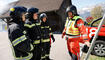 Schluss&uuml;bung beim Kurs f&uuml;r neue Feuerwehrleute beim "Restaurant L&ouml;wen&raquo; in Gamprin-Bendern.