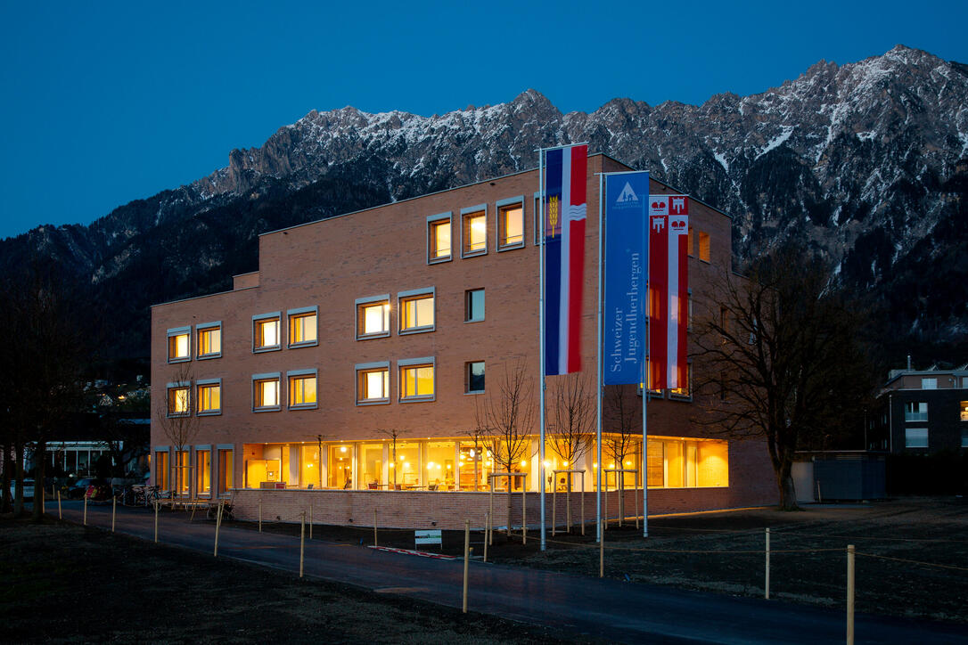 Liechtenstein Schaan Vaduz Neueroeffnung Jugendherberge