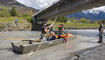 Feierlichkeiten zum Jubiläum bei der alten Rheinbrücke Vaduz–Sevelen