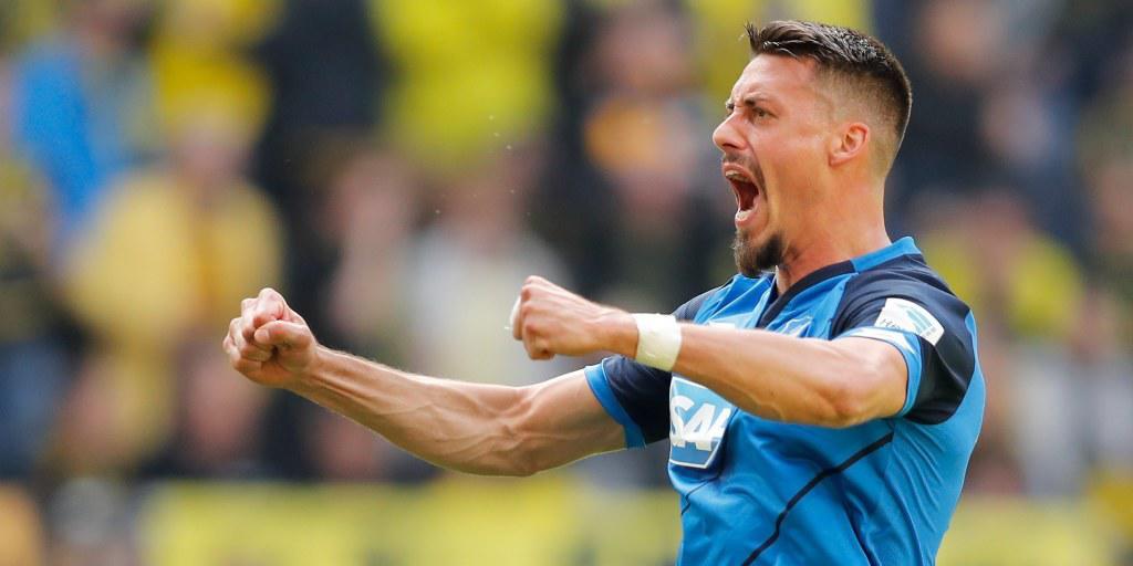 Sandro Wagner feiert einen Treffer für das Bundesliga-Überraschungsteam Hoffenheim und wird mit einem Nationalmannschafts-Aufgebot belohnt