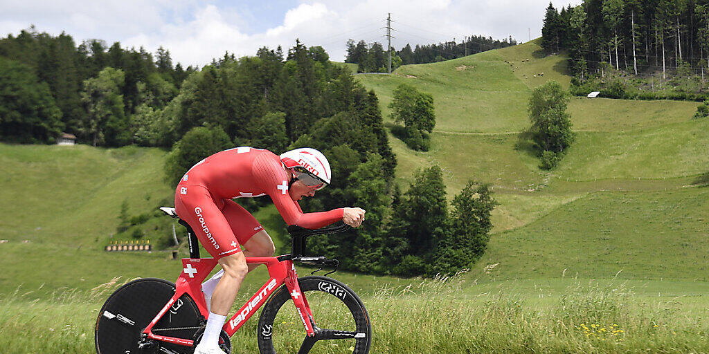 Stefan Küng peilt an der Tour de Suisse am Auftakttag den Sieg im Einzelzeitfahren an