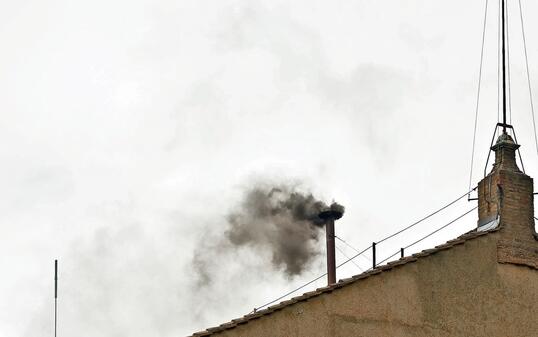 Black Smoke on the Pope Conclave's