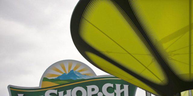 Abholstelle von LeShop-Drive in Studen (Archiv) Abholstelle von LeShop-Drive in Studen (Archiv)