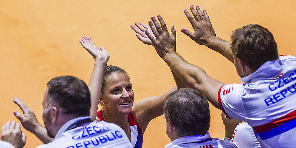 Brachte Tschechien im Fed Cup in Stuttgart gegen Deutschland 2:0 in Führung: Karolina Pliskova