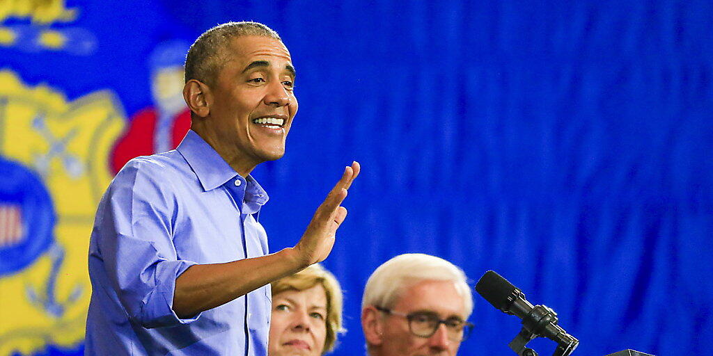 Wahlkampf: Der ehemalige US-Präsident Barack Obama hat am Freitag den derzeitigen US-Präsidenten Donald Trump kritisiert. Wahlkampf: Der ehemalige US-Präsident Barack Obama hat am Freitag den derzeitigen US-Präsidenten Donald Trump kritisiert.