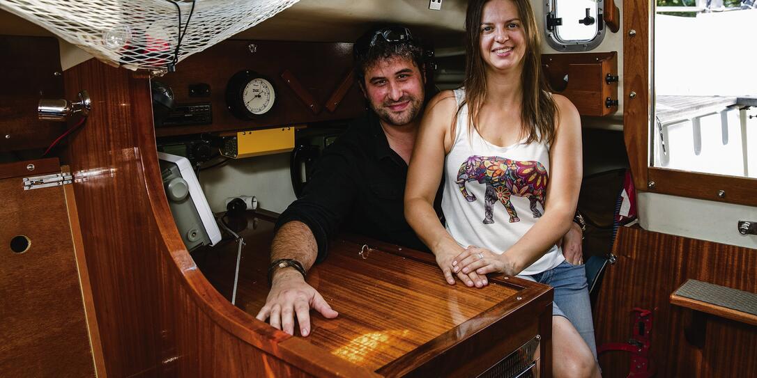 Weltumsegler in Eschen