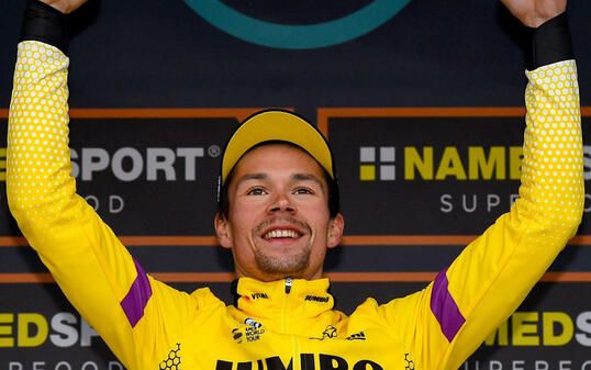 Freut sich über den Gesamtsieg am Tirreno-Adriatico: Primoz Roglic