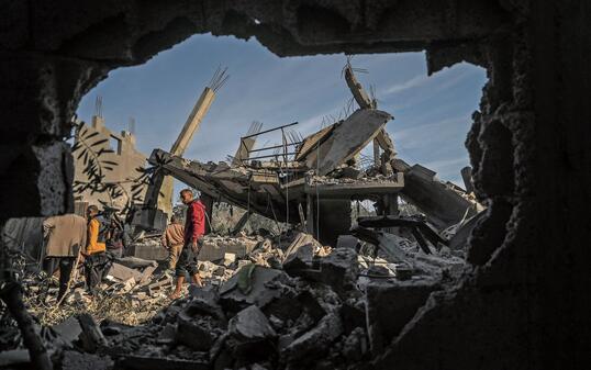 Israeli airstrike on the Al Nusairat refugee camp kills at least 8 people