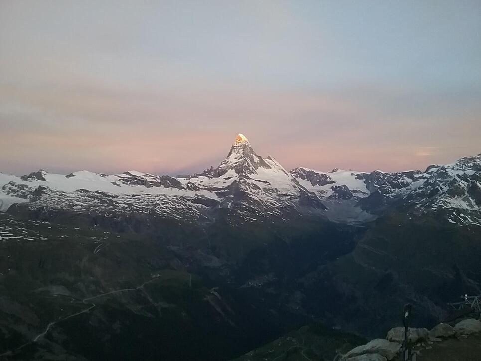 Sonnenaufgang am Matterhorn