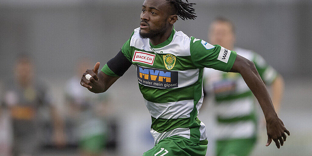 Der Krienser Asumah Abubakar präsentierte sich gegen Aarau in Topform Der Krienser Asumah Abubakar präsentierte sich gegen Aarau in Topform