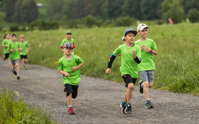 Sponsorenlauf der Primarschule Mauren