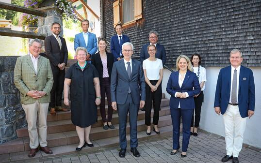 Treffen von Regierungsrätin Katrin Eggenberber mit Jürgen Stoc