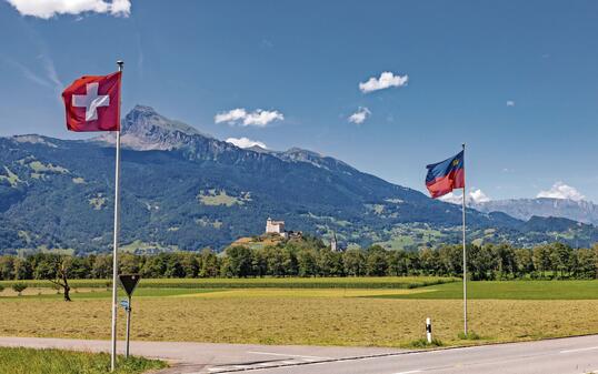 Grenzübergang in Balzers