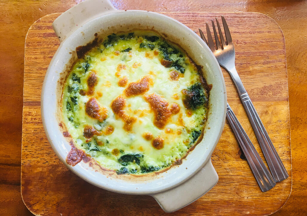 Kartoffel- Bärlauchgratin