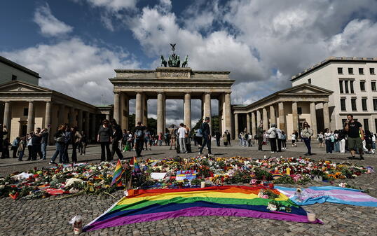 Aftermath of a deadly attack near Berlin Pride parade