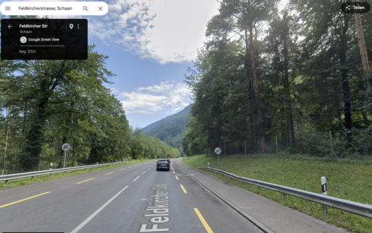 Die erste Bauetappe umfasst den Abschnitt zwischen Ställa und der alten Landstrasse.