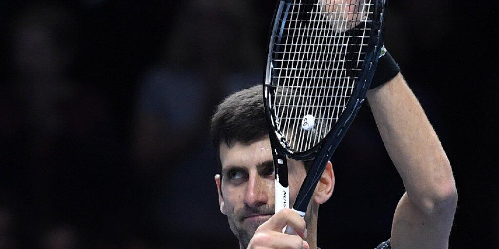 Applaus von und für den derzeit besten Spieler der Welt: Novak Djokovic in der Londoner O2 Arena