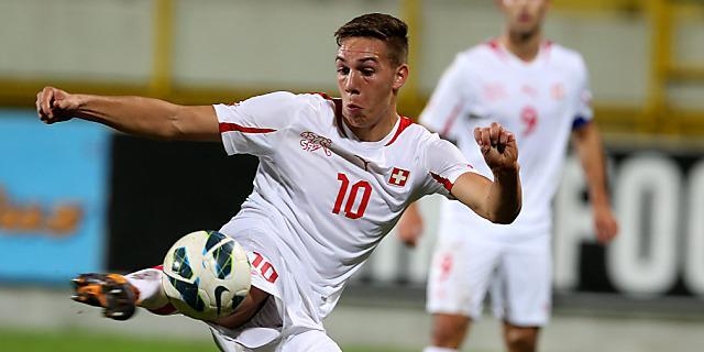 Michael Frey bestreitete bereits neun Spiele mit der Schweizer U21
