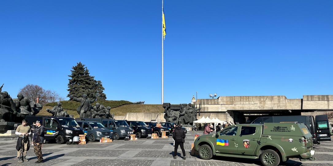 Liechtensteiner engagiert sich bei Fahrzeugkonvois in die Ukraine