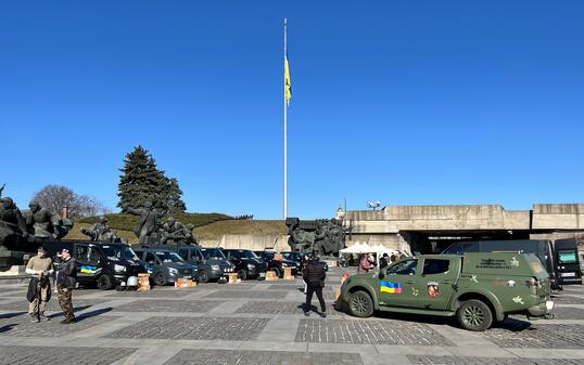 Liechtensteiner engagiert sich bei Fahrzeugkonvois in die Ukraine