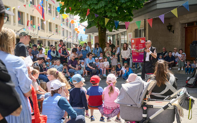 Buskers Strassenkunstfestival in Vaduz