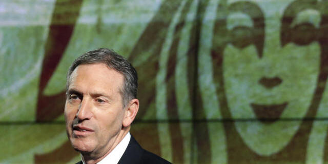 Starbucks-Chef Howard Schultz spricht in Seattle