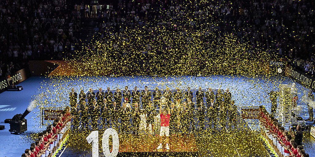 Roger Federer gewann im Oktober des letzten Jahres zum zehnten Mal die Swiss Indoors Basel