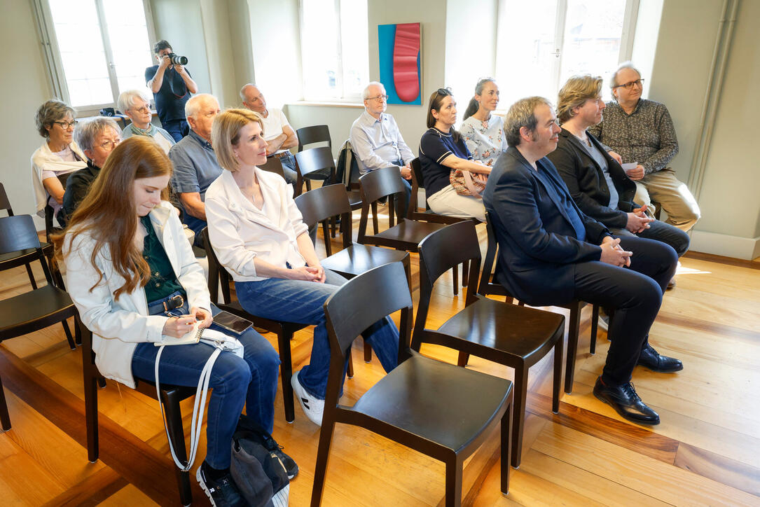 Vernissage &laquo;Interferenzen&raquo; mit Werken von Michael Tolloy und Patrick Kaufmann im Alten Pfarrhof  Balzers.