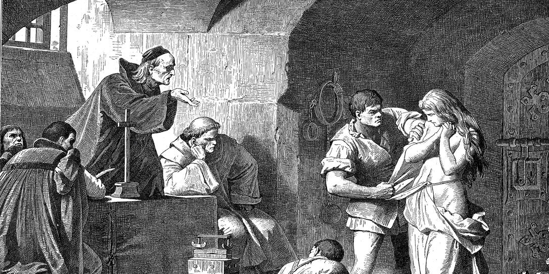 Hexenfolter: Geständnisse wurden erzwungen. Hexenfolter: Geständnisse wurden erzwungen.