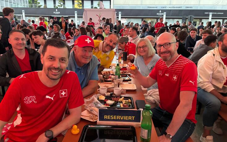 1/16-Finalspiel der Schweiz an der WM-Meile in Vaduz (03.07.2026)
