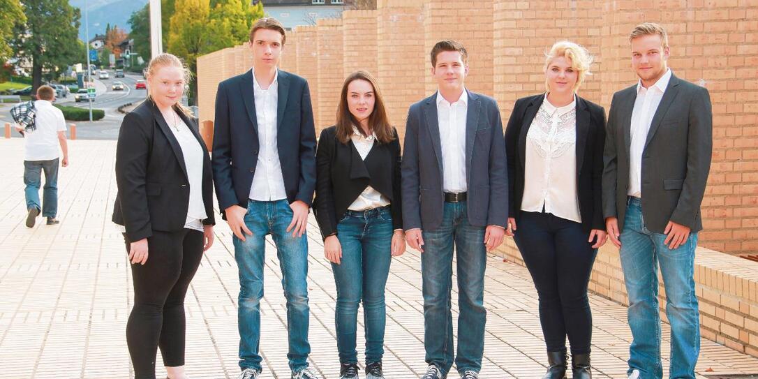 Der Vorstand des Jugendrats Liechtenstein