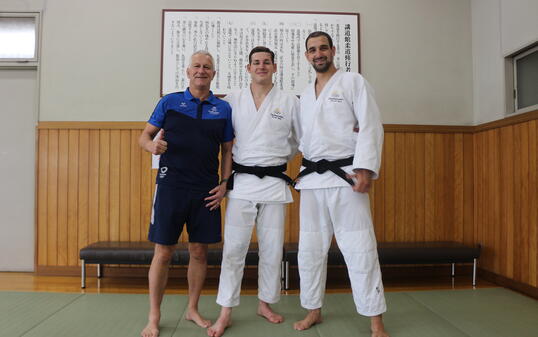 Judo-Trio im Kodokan