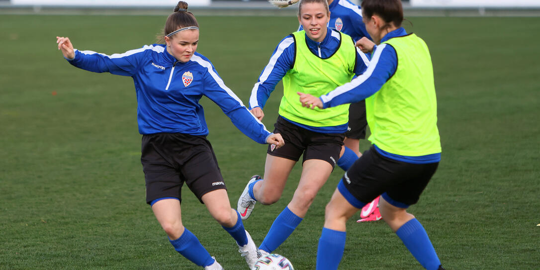 Liechtenstein Fussball LFV Training Frauen Nationalmannschaft