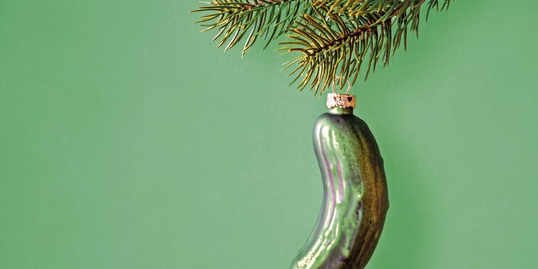 Christmas gherkin decoration Christmas gherkin decoration