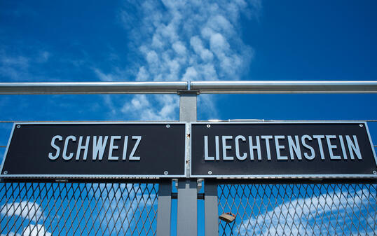 Switzerland-Liechtenstein border