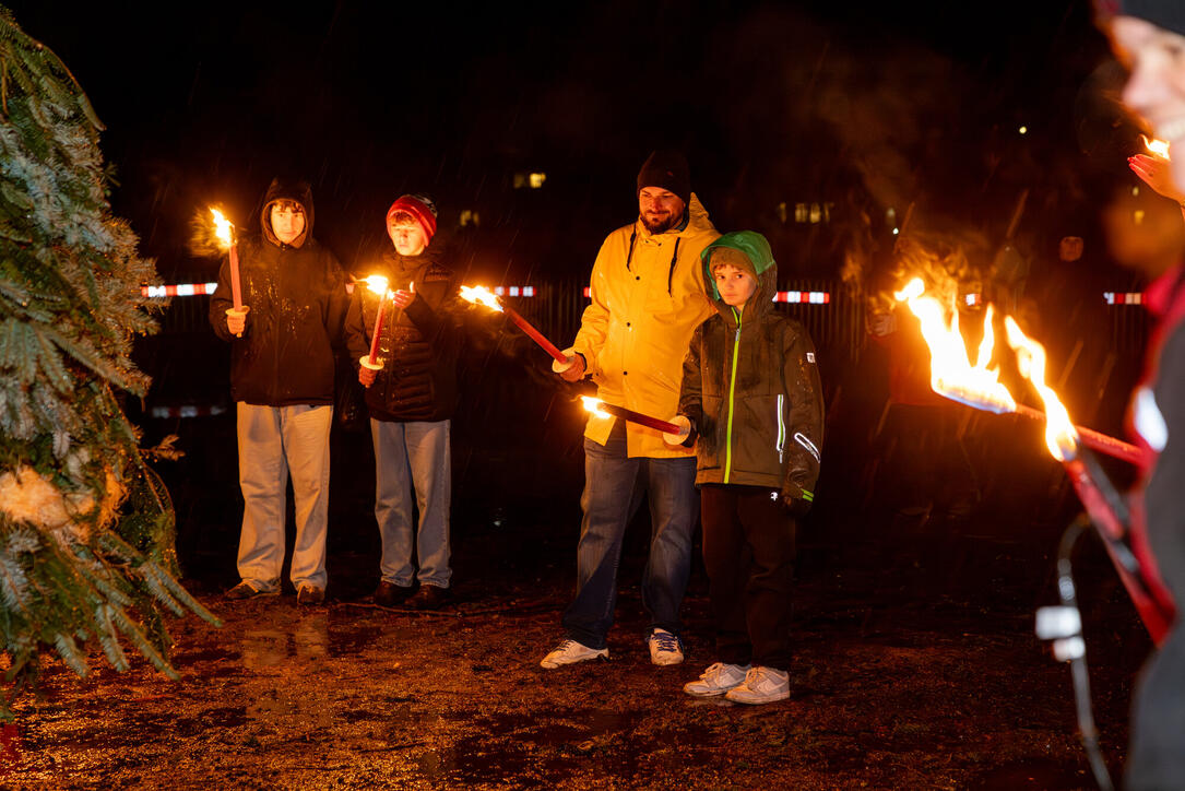 Funken Triesen mit Fackelumzug