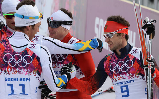 LANGLAUF, MAENNER, SKIATHLON, SOCHI, SOTCHI, SOTSCHI, SOCHI 2014, OLYMPISCHE WINTERSPIELE, WINTERSPIELE, WINTEROLYMPIADE, JEUX OLYMPIQUES D'HIVER,