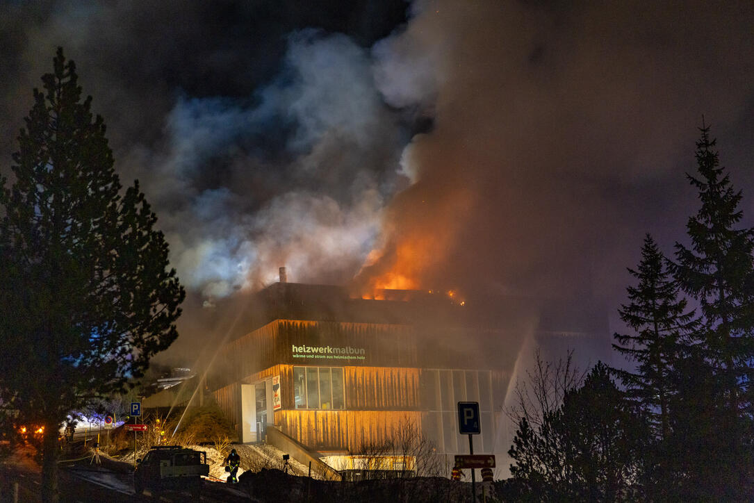 Brand Heizwerk Malbun (16.12.2025)