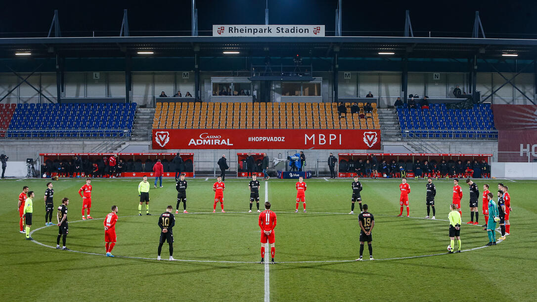 Liechtenstein Schweiz Fussball Challenge-League FC Vaduz - FC Thun