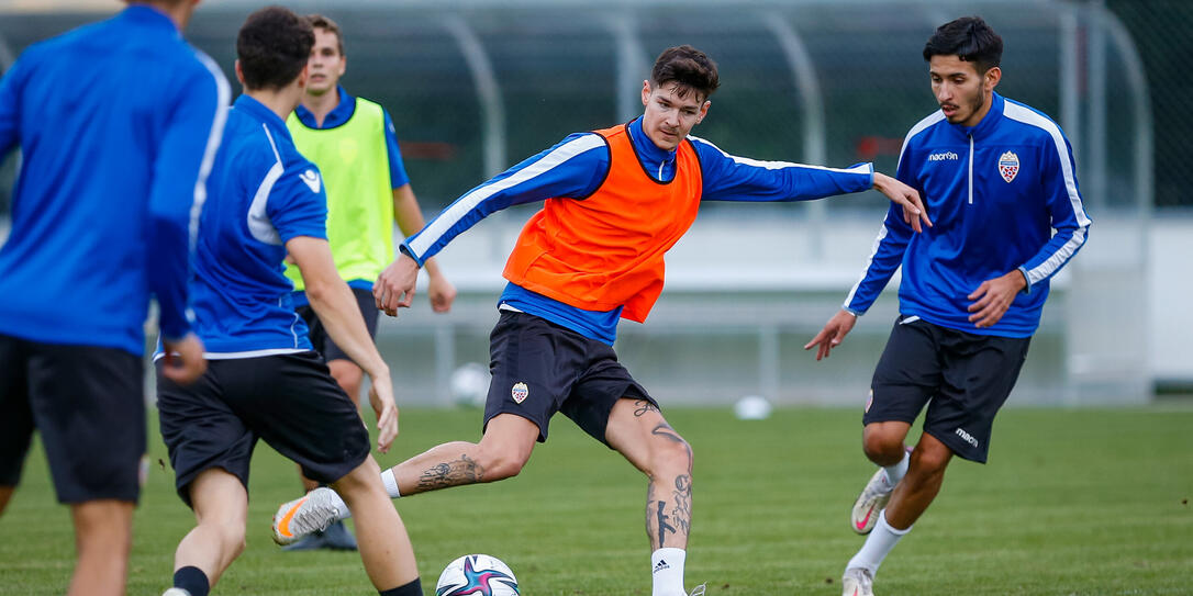 Liechtenstein Ruggell Fussball LFV Nati Training