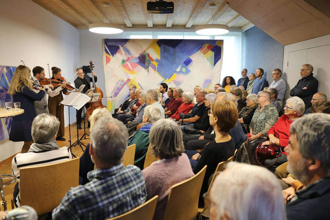 Vernissage Gertrud Kohli «Eine Lebensspanne für die Kunst» im Küefer-Martis-Huus