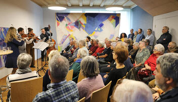 Vernissage Gertrud Kohli «Eine Lebensspanne für die Kunst» im Küefer-Martis-Huus