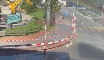 Wasserfontäne in Schaan (28.09.2023)